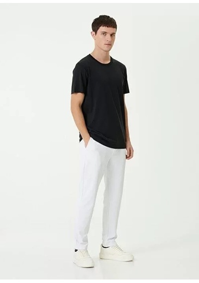Veraura Lifestyle Unisex Basic Bisiklet Yaka Regular T-shirt - Siyah