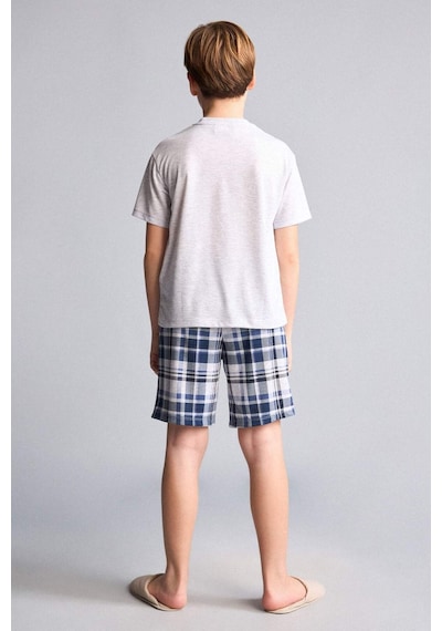 Defacto Regular Fıt Desenli 2li Pijama Takımı Erkek Çocuk H0373a826smgr400 Gri-gr400 Defacto Regular Fıt Desenli 2li Pijama Takımı Erkek Çocuk H0373a826smgr400 Gri-gr400