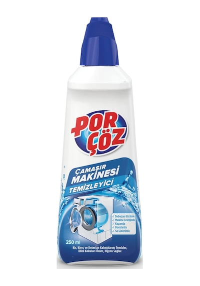 Porçöz Çamaşır Makinesi Temizleyici 250 Ml Çok Renkli