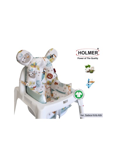 Holmer Leke Tutmaz Organik Mama Sandalyesi Minderi & Kılıfı Ml