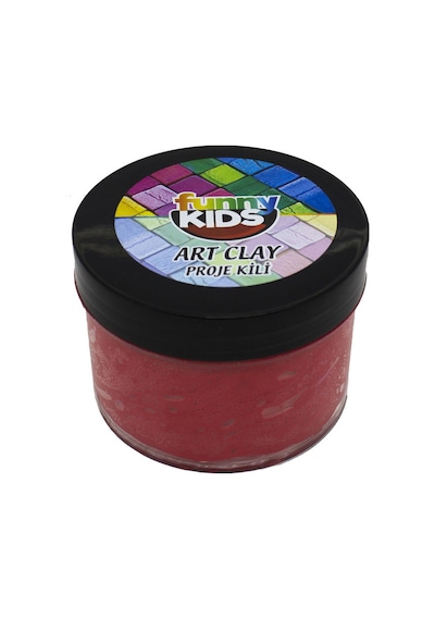 Funny Kids Art Clay Proje Sanat Kili Kırmızı 560