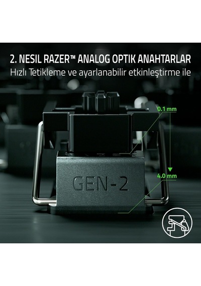 Razer Huntsman V3 Pro - Analog Optik E-spor Klavye - Razer Snap T