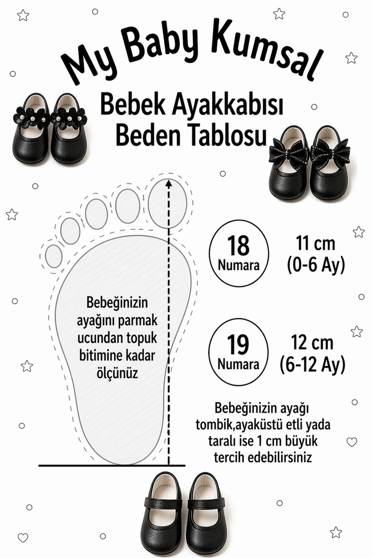 My Baby Kumsal % 100 Deri Bebe Patik & Ayakkabı Taban Ve İç Astar Tamamen Deriden Üretilmiştir. Siyah
