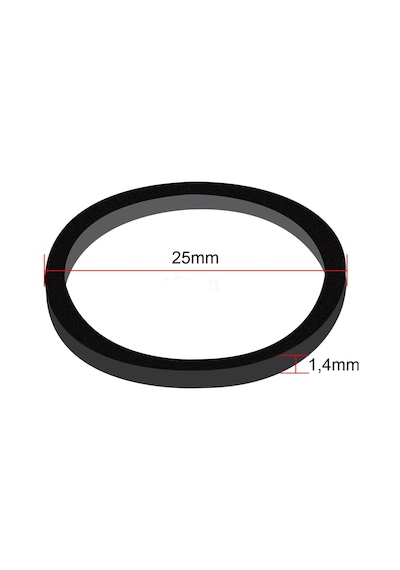 Ekoset Siyah Paket Ambalaj Toka Para Lastiği 40Mm 1Kg