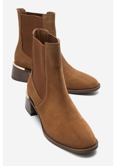 Luvi Shoes Neiva Taba Süet Hakiki Deri Kadın Chelsea Bot Luvi Shoes Neiva Taba Süet Hakiki Deri Kadın Chelsea Bot