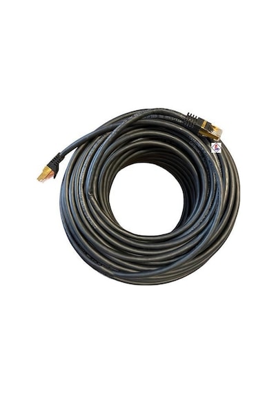 50 Metre Cat7 Kablo Siyah Cat7 Kablo 50 Metre