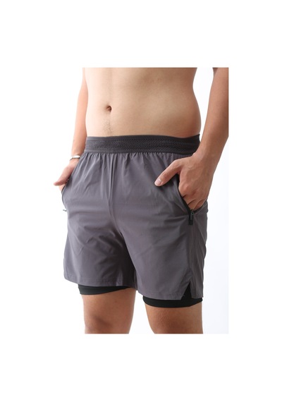 Nature The Brand 3 Lü Paket Unisex Gym Ve Fitness Astarlı Taytlı Şort Gizli Cep Detaylı Karışık Renkler