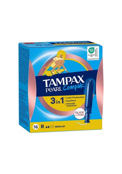 Pearl Compak Tampon Normal 16'lı