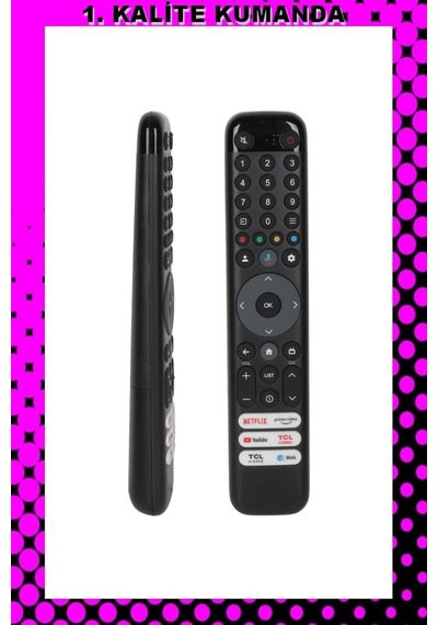 Uzaktan Kumanda 1.kalite Kumanda Mazamapp 1283 Tcl Ses Komutsuz Lcdled Tv Kumandası