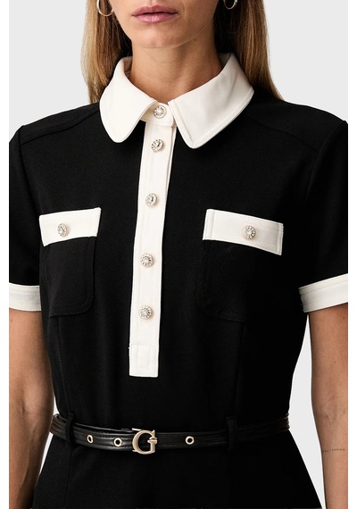 Guess Ss Claudie Kemerli Mini Flare Elbise W6yk15k4367 Kadın Elbise W6yk15 K4367 Jblk Siyah Guess Ss Claudie Kemerli Mini Flare Elbise W6yk15k4367 Kadın Elbise W6yk15 K4367 Jblk Siyah
