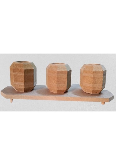 1448bng90247hobi Adn Dekoratif Sekizgen Mumluk Ahşap Mdf Ham Cnc Kesim Model El Yapım