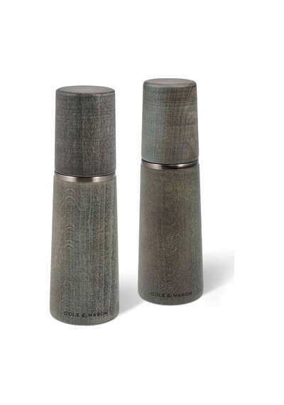 Cole & Mason Marlow Tuz Ve Karabiber Değirmeni, 2'li Set Manuel, Kayın Ağacı, 18,8 Cm, Precision+ Seramik Öğütüc Diğer