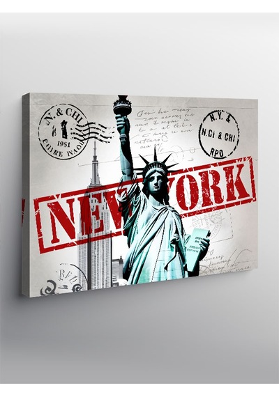 Kanvas Tablo New York Ve Özgürlük Heykeli