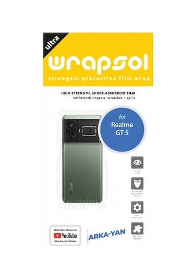 Realme Gt5 Arka Ve Yan Koruyucu Poliüretan Film