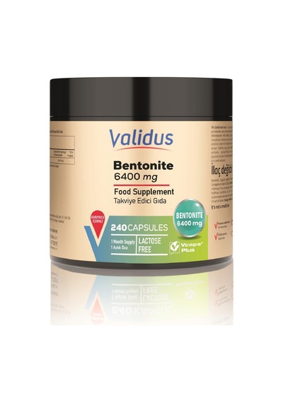 Bentonite 6400 Mg 240 Capsules