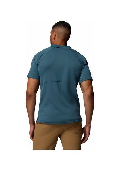 Columbia Alpine Chill Pro Erkek Kısa Kollu Polo Tişört-9302 Mavi