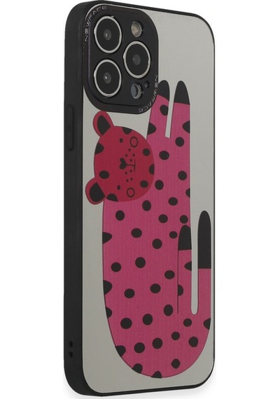 Newface Apple Uyumlu iPhone 13 Pro Max Kılıf Mirror Desenli Kapak - Mirror - 12 Mirror - 12