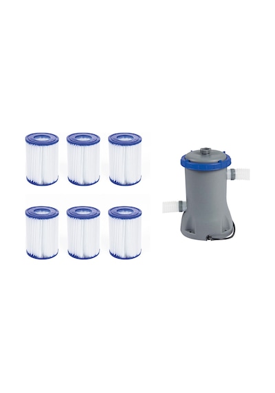 Bestway İntex Havuzlarla Uyumlu Devirdaim Motoru 3028lt Filtre Seti BW717