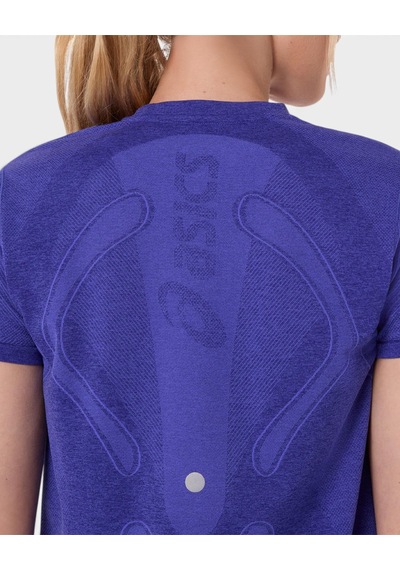 Asics Road Seamless Ss Top Kadın Mavi Kısa Kollu Tshirt 2012d292-401