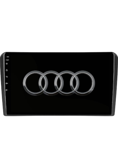 Audi A3 Araç Multimedya Android Ekran Carplay Navigasyon Cihazı Double Teyp 4+64 9" 05-13 Black Navımex