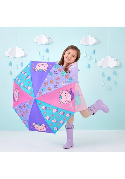 Milk&moo Caty Mermaid Çift Katmanlı Çocuk Şemsiyesi Çok Renkli