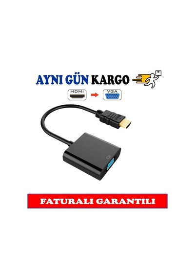 Hdmı To Vga Kablo Çevirici Dönüştürücü Görüntü (332239280)