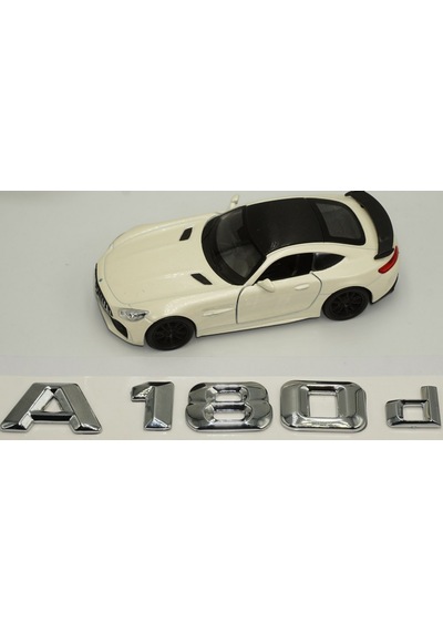A180d Bagaj Krom Metal 3M 3D Yazı Logo