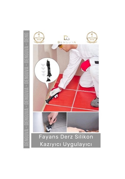 Ürün Fayans Banyo Mutfak Silikon Derz Kazıyıcı Sıyırıcı Uygulayıcı 3 İn 1 Aparat