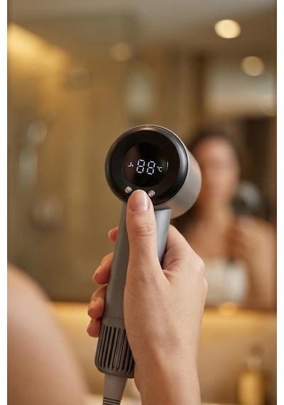Shd-1756 Bldc Saç Kurutma Makinesi 800w 110.000 Rpm Dijital Ekranlı, Anti-statik Başlıklı