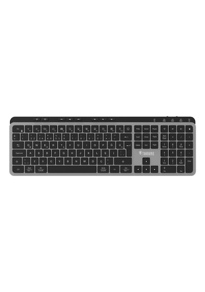 Elite K1keyboard Sessiz 110+8 Multimedya Tuşlu Windows & Macos 2.4ghz + Çift Bluetooth Profili
