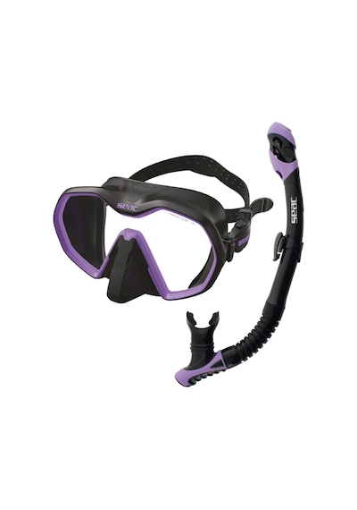 Seac Icona Maske Şnorkel Set Lila Lila