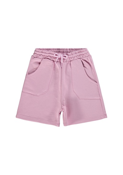 Civil Girls Büyük Cepli 6-9 Yaş Şort - Pembe Koyu Pembe
