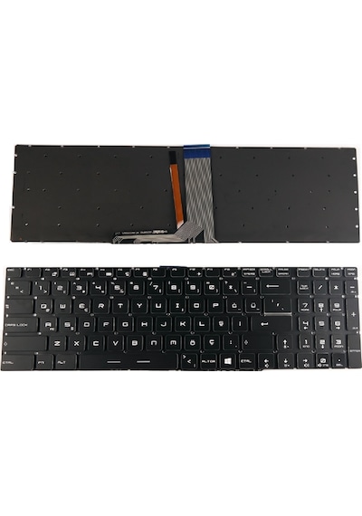 MSI Uyumlu GP62M 7RDX-2683XTR, GP62M 7RDX-2642XTR Klavye Tuş Takımı Işık