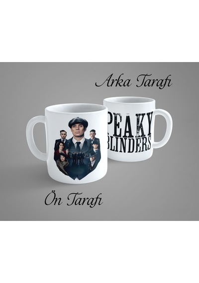 Peaky Blinders 7 Porselen Kupa Bardak Beyaz