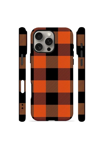 Velvoria Valestra Orange Buffalo Check Apple Apple iPhone Uyumlu 16 Pro Max Magsafe Koruma Kılıfı Valestra Magline - Orange Buffalo Check Velvoria Valestra Orange Buffalo Check Apple Apple iPhone Uyumlu 16 Pro Max Magsafe Koruma Kılıfı Valestra Magline - Orange Buffalo Check