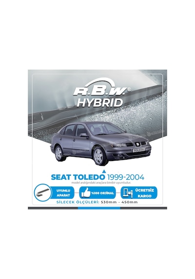 Seat Toledo Ön Silecek Takımı (1999-2004) RBW Hibrit