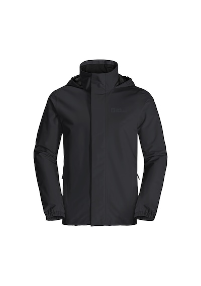 Jack Wolfskin Stormy Point 2L Erkek Su Geçirmez Outdoor Montu  Si Siyah