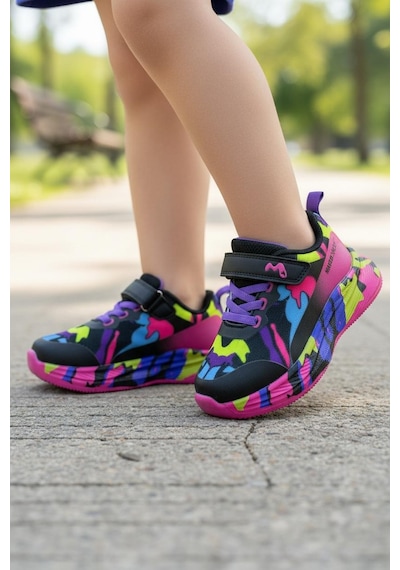Marco Kids 332 Kız Çocuk Rahat Sneaker Siyah