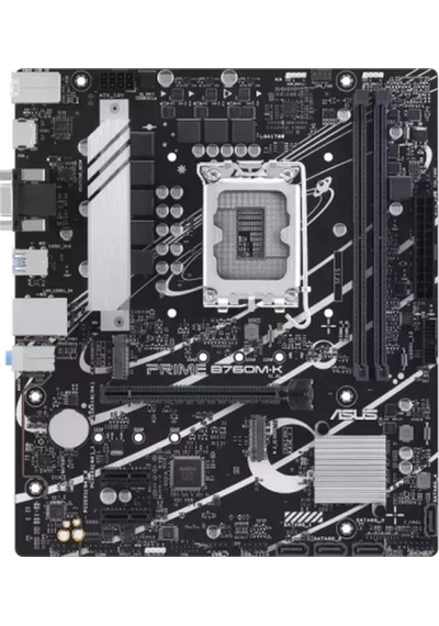 Asus Prıme B760m-k, 2xddr5, 2x M.2, D-sub, Hdmı, 12-13.14.nesil, Lga1700 Soket, Anakart