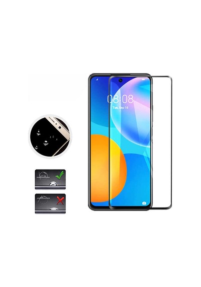 Huawei P Smart 2021 Uyumlu Kenarları Kırılmaya Dayanıklı Cam  Ekran Koruyucu
