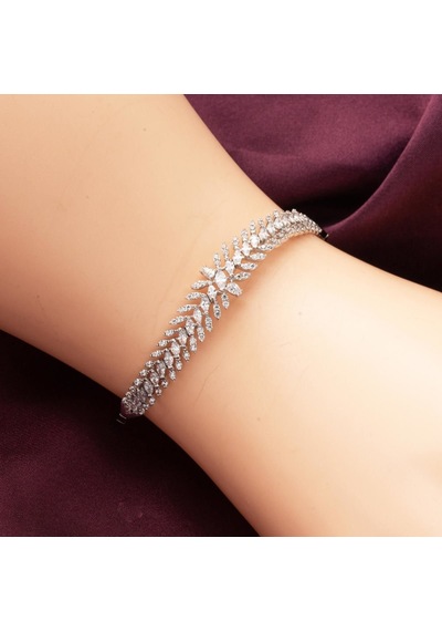 Lilyum Beyaz Altın Set 14 Ayar Stpj33607