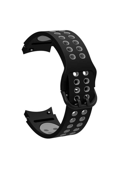 Galaxy Watch 4 44mm Krd-02 Uyumlu Kordon-hlp-siyah-gri