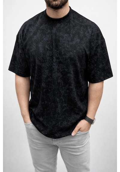 Wear Vexel Erkek Premium Tişört Osy Yumuşak Dokulu Yıkamalı Oversize T-shirt - Siyah Çok Renkli Wear Vexel Erkek Premium Tişört Osy Yumuşak Dokulu Yıkamalı Oversize T-shirt - Siyah Çok Renkli