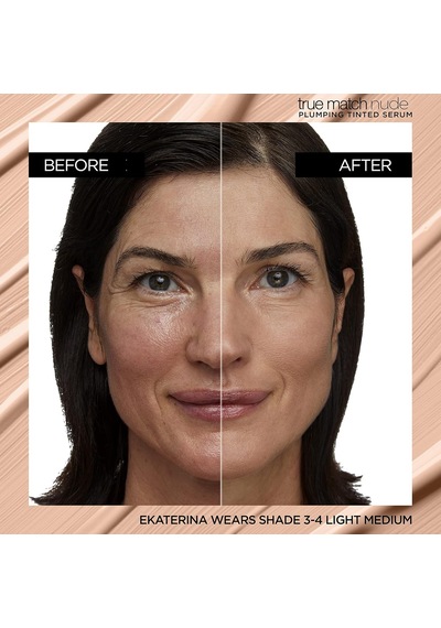 True Match Nude Serum Fondöten 3-4 Light Medium, 30 Ml Çok Renkli