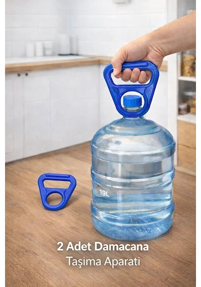 2 Adet Plastik Damacana Taşıma Aparatı Damacana Taşıyıcı, Damacana Tutacağı,sert,sağlam Tutacak Mavi
