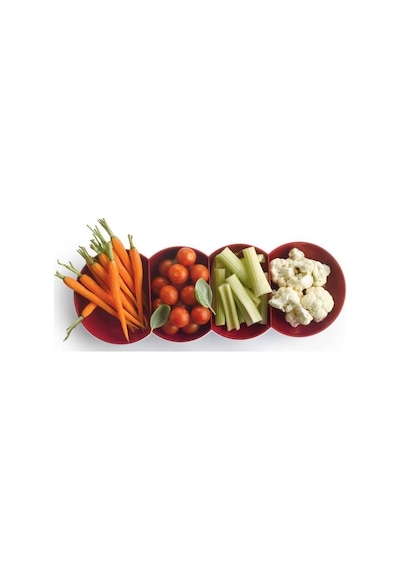 Tupperware Berrak Çerezlik Kırmızı Kırmızı Beyaz