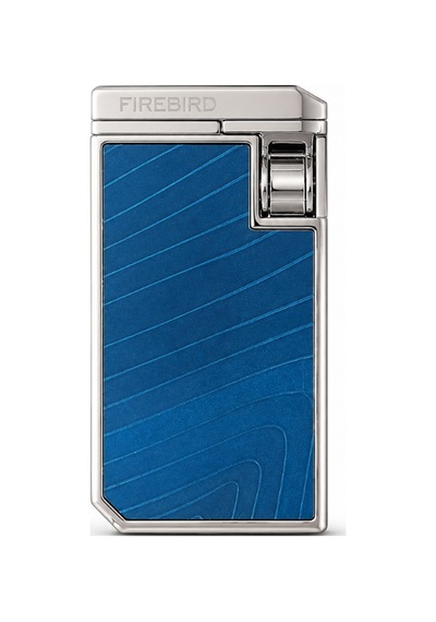 Firebird Çift Torch Pürmüz Gümüş Mavi Puro Çakmağı Trm1015