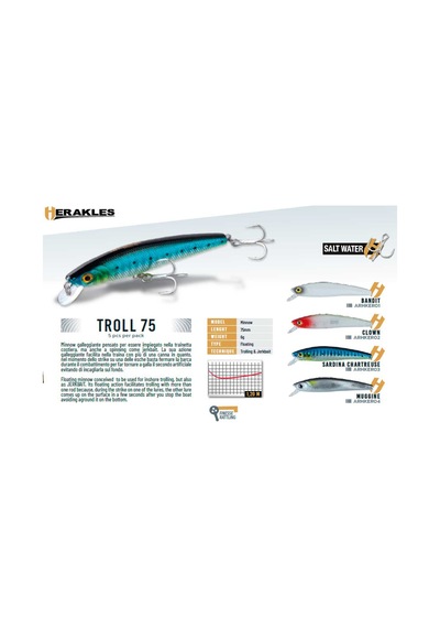 Herakles Troll 75mm  6gr Suni Yem