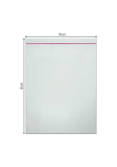 24X35 Bantlı Opp Parlak-Şeffaf Jelatin 100 Adet
