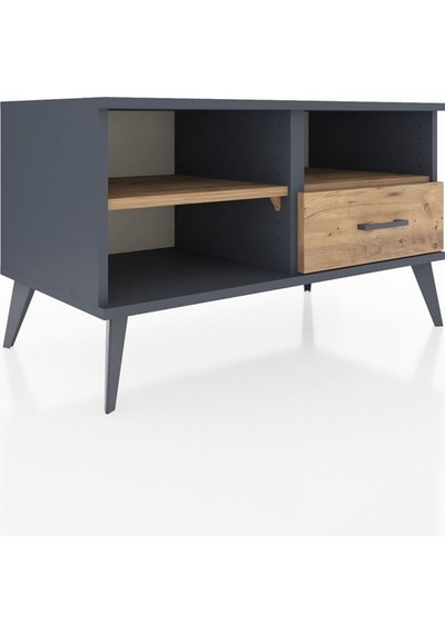 Hyperion Şifonyer 2 Raflı Tek Çekmeceli 88x44x48 Antrasit-çam Çam Hyperion Şifonyer 2 Raflı Tek Çekmeceli 88x44x48 Antrasit-çam Çam